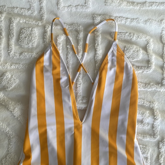 Forever 21 Striped One Piece Swimsuit - Picture 2 of 5